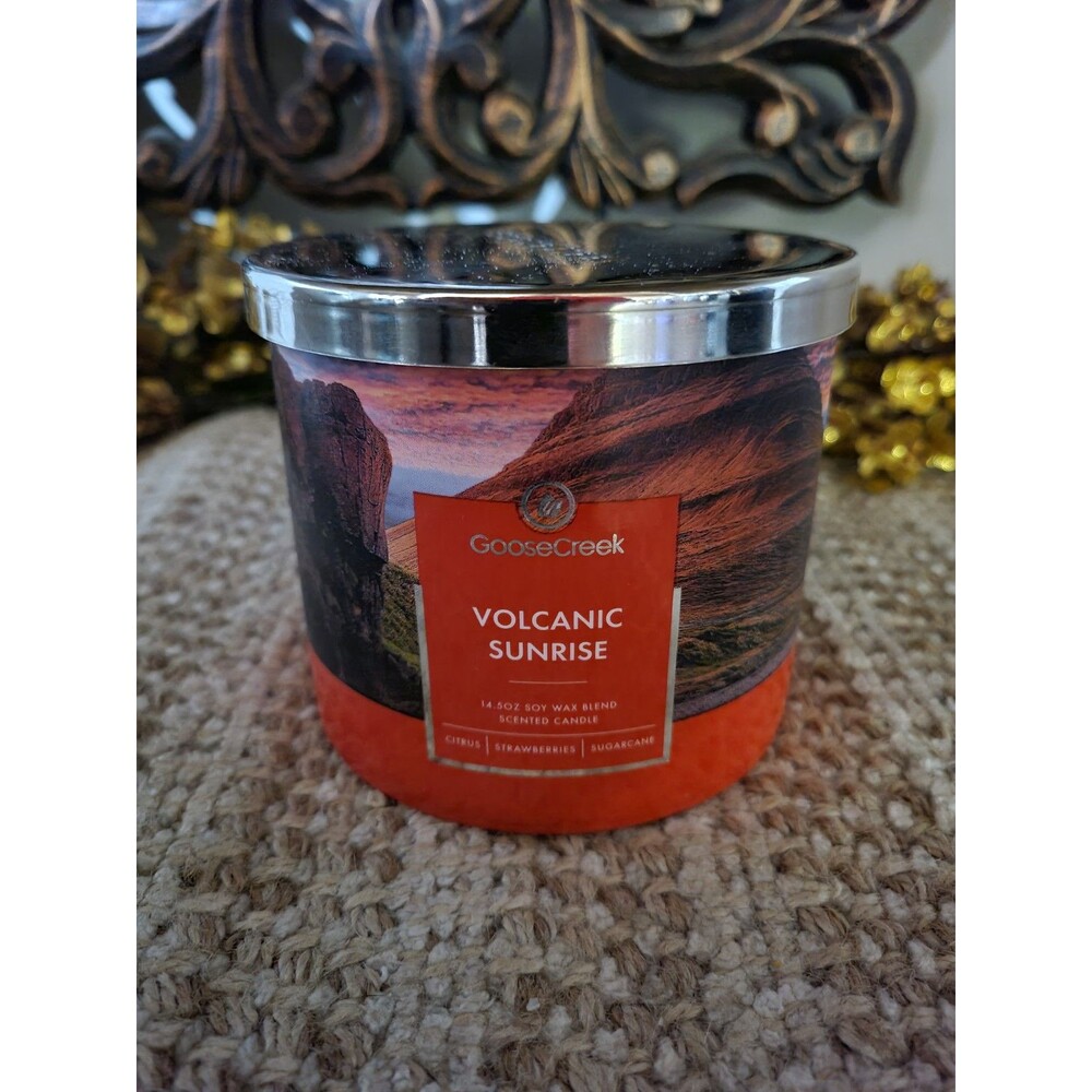 Goose Creek Volcanic Sunrise 3-wick Candle